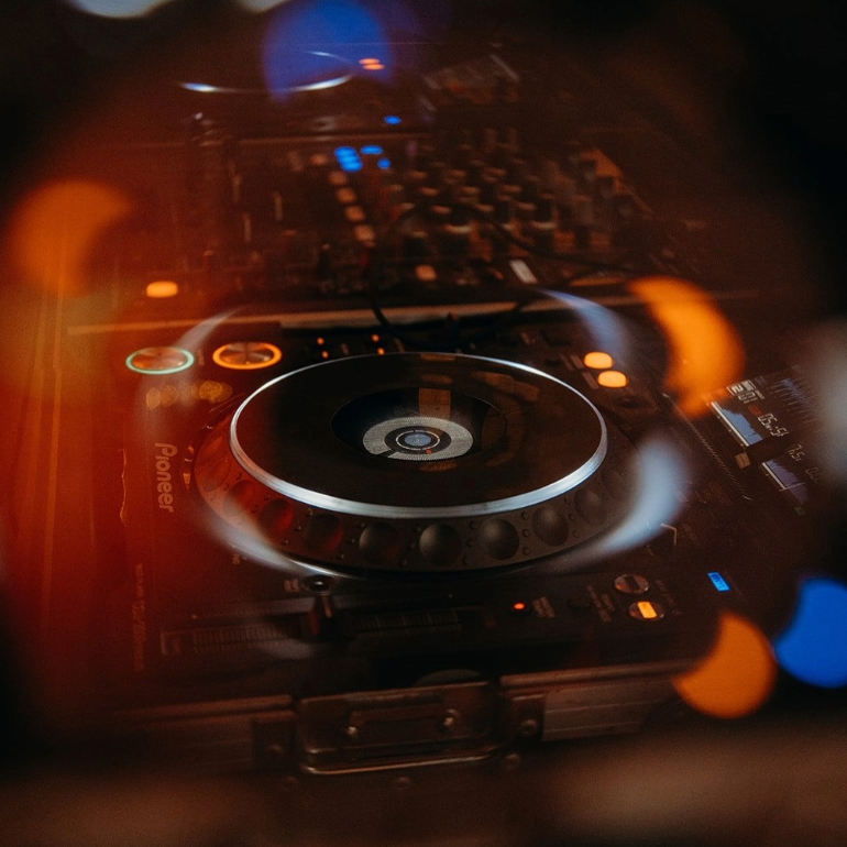 Photo des platines de mix profesionelles